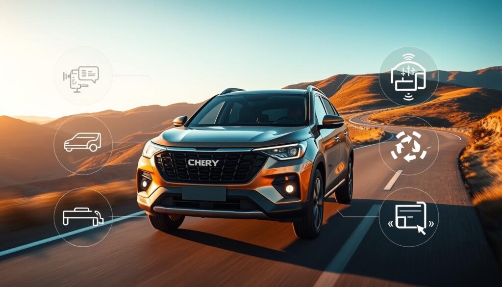 Fitur Keselamatan Chery Tiggo Cross