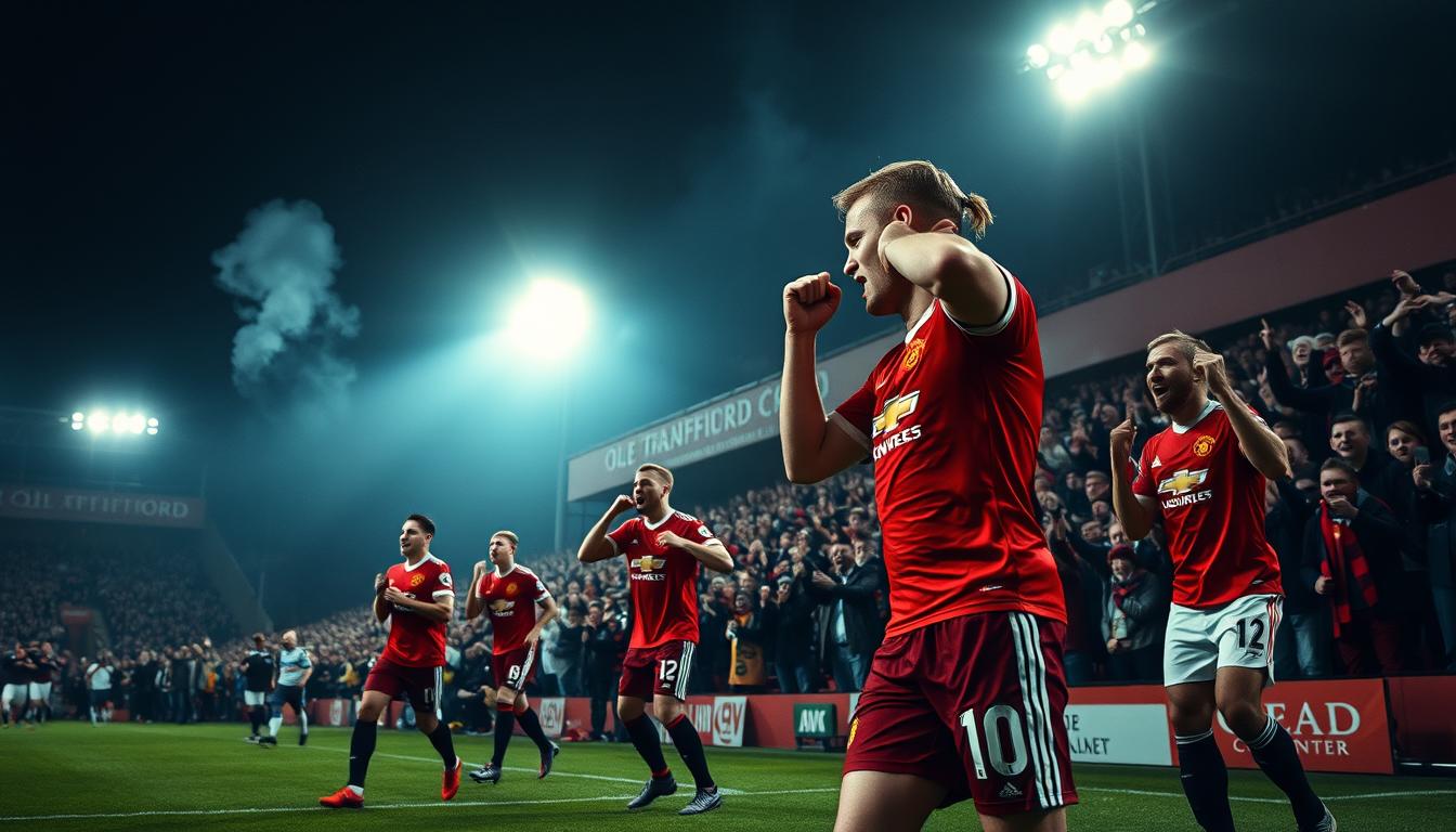 MU Menang Dramatis, Old Trafford Bergemuruh