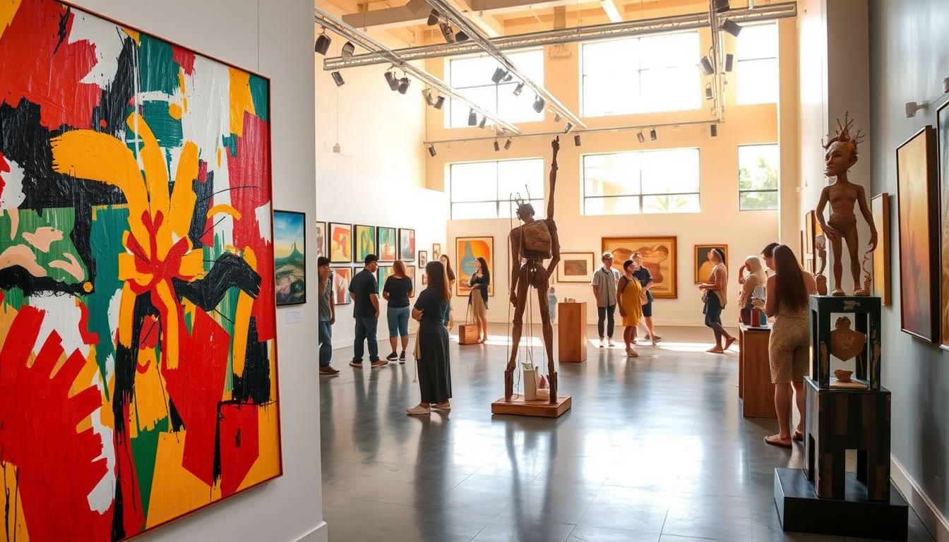 Pameran Seni Rupa di Surabaya, Menampilkan Karya Lokal